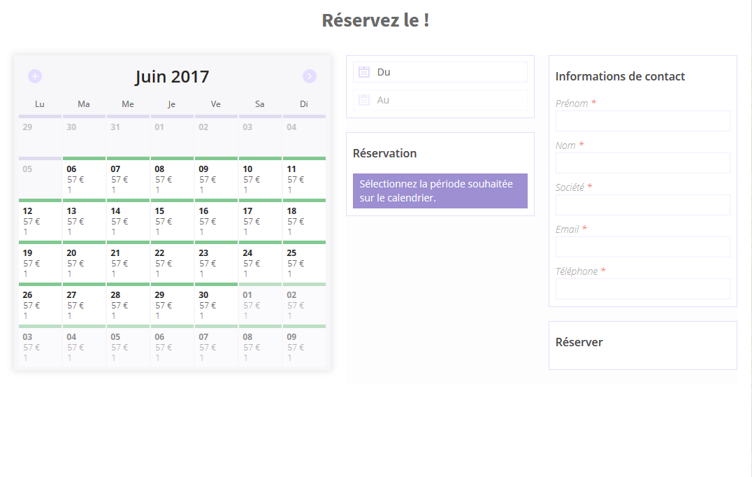 creer site reservation booking