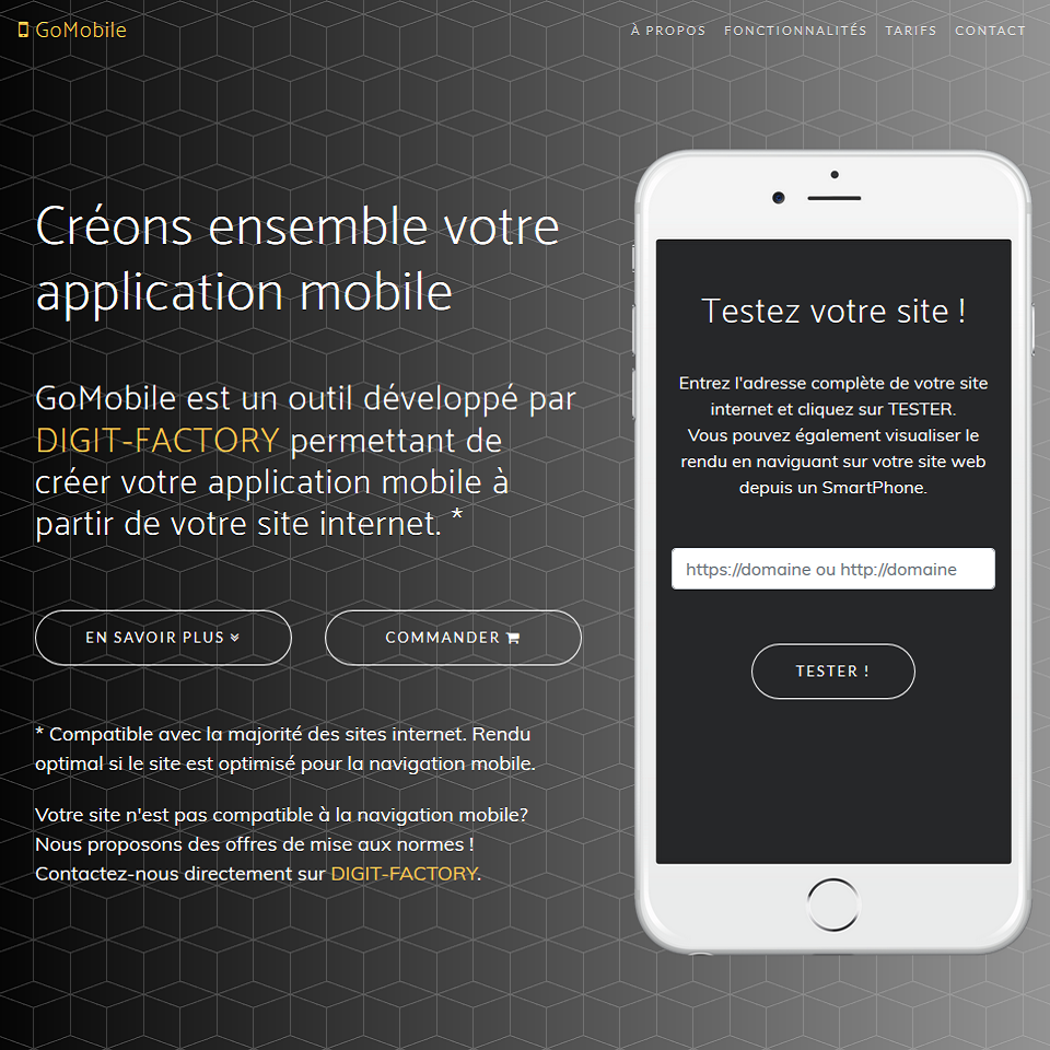creer application mobile
